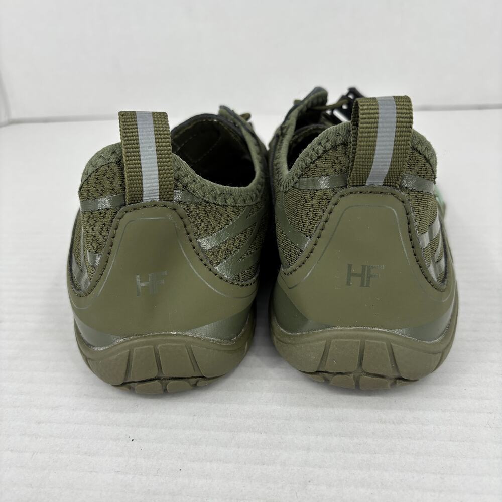 HF Hike Footwear Barefoot Sneaker Size EU 40 Army Green‎ Pull On Stretch Laces - Picture 7 of 8